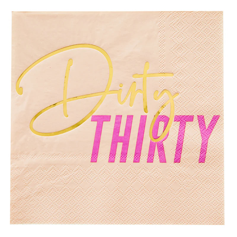 Dirty Thirty Napkins