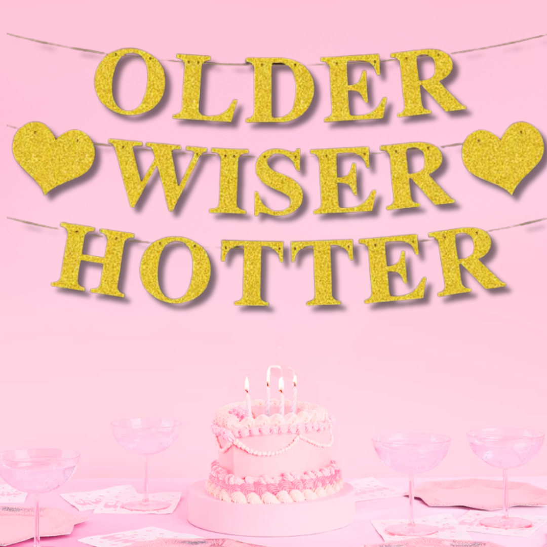 Older Wiser Hotter Banner