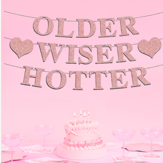Older Wiser Hotter Banner