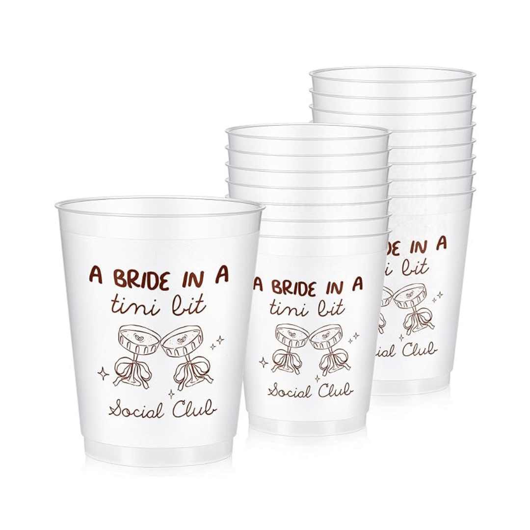 A Bride In A Tini Bit Cup Bach and Boujee