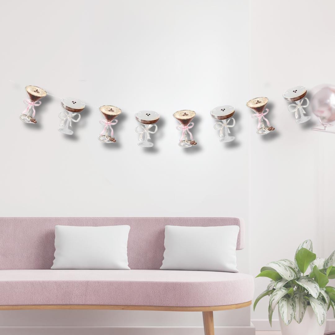 A Tini Bit Older Birthday Party Decoration Banner Espresso Martini Decoration Birthday 21st 25th 30th 35th Thirty Birthday Balloon Martini Bach and Boujee