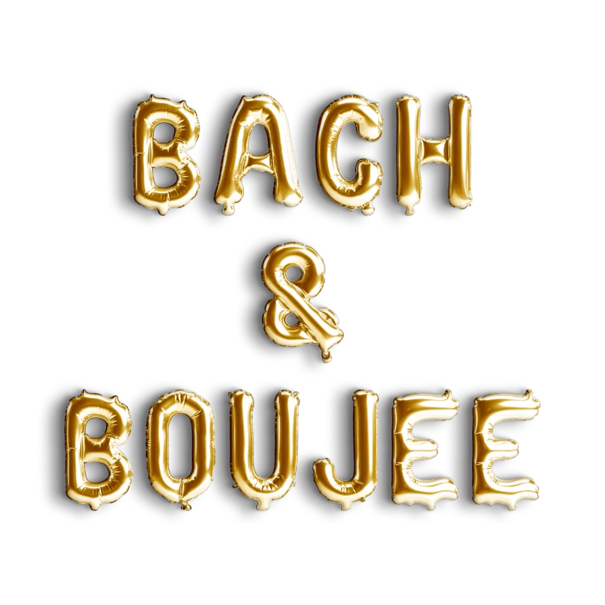 Bach and Boujee Balloon Banner - Bachelorette Party Decoration, Bach Party Decoration Bachelorette Banner Hen Party Balloon Bach and Boujee Balloons