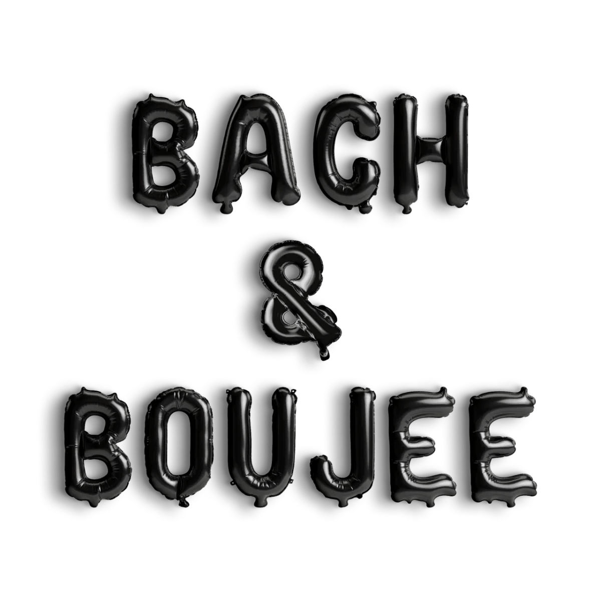 Bach and Boujee Balloon Banner - Bachelorette Party Decoration, Bach Party Decoration Bachelorette Banner Hen Party Balloon Bach and Boujee Balloons