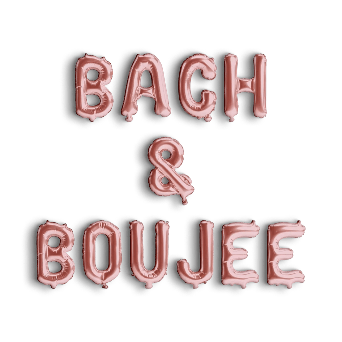 Bach and Boujee Balloon Banner - Bachelorette Party Decoration, Bach Party Decoration Bachelorette Banner Hen Party Balloon Bach and Boujee Balloons