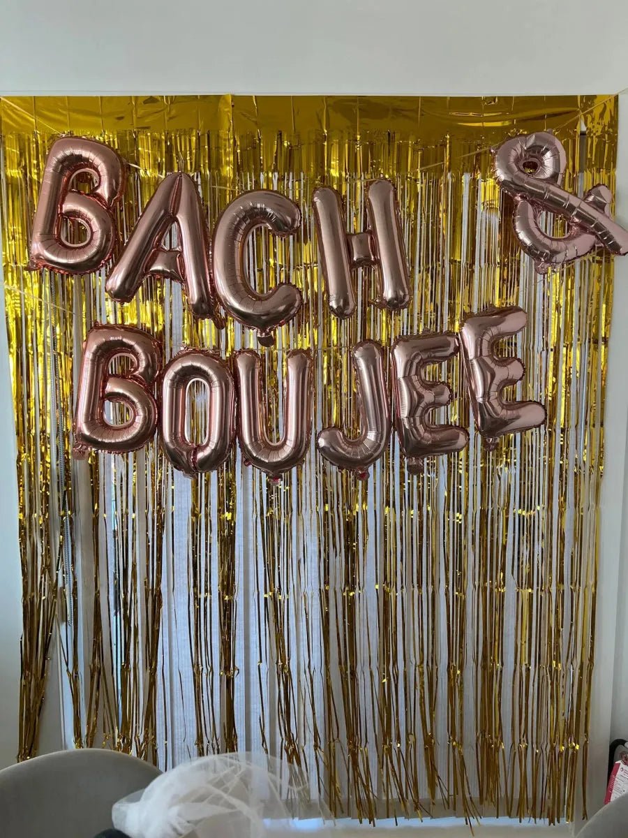 Bach and Boujee Balloon Banner - Bachelorette Party Decoration, Bach Party Decoration Bachelorette Banner Hen Party Balloon Bach and Boujee Balloons