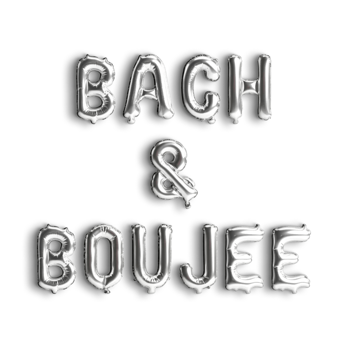 Bach and Boujee Balloon Banner - Bachelorette Party Decoration, Bach Party Decoration Bachelorette Banner Hen Party Balloon Bach and Boujee Balloons