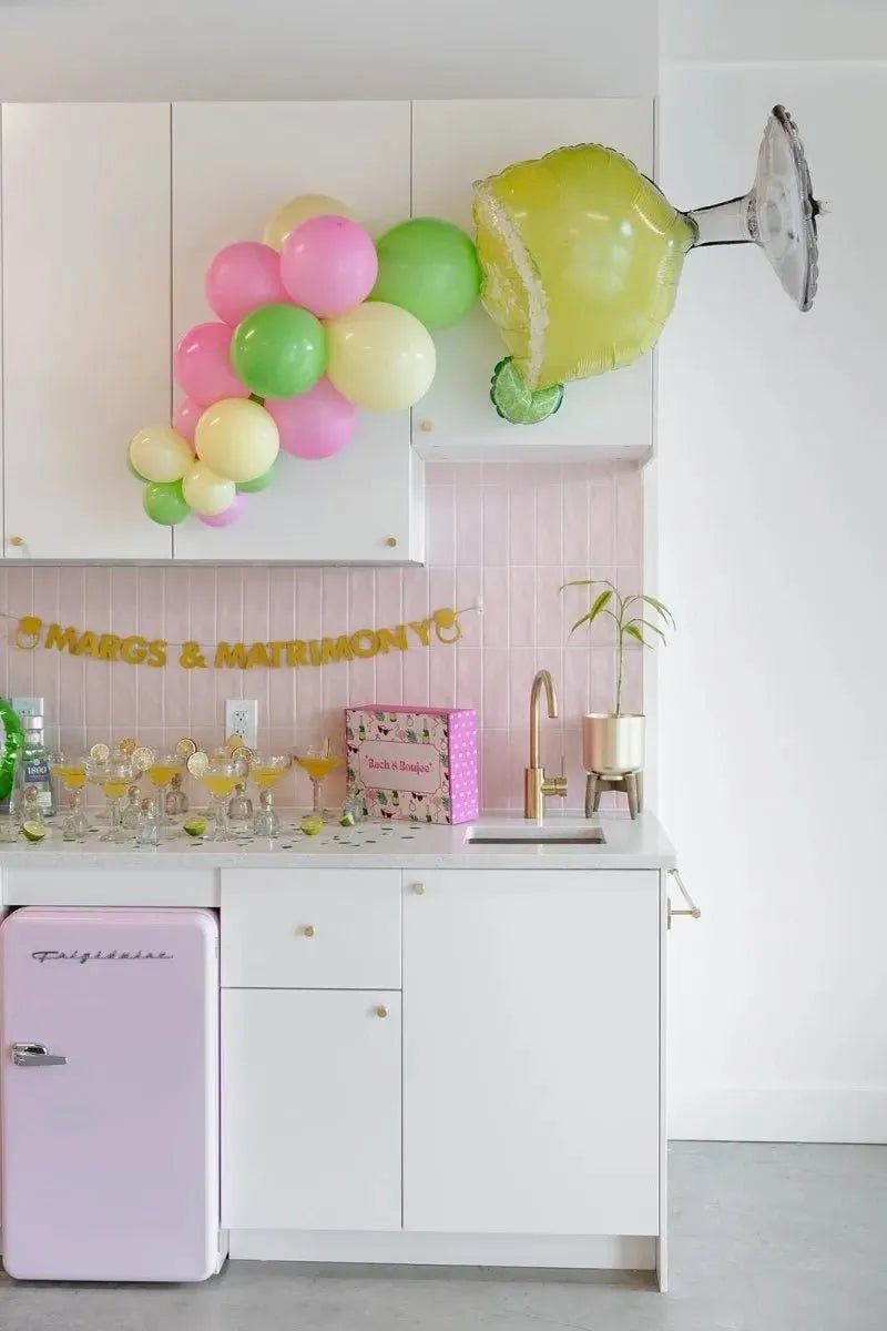 Bachelorette Margarita Balloon - Green Lime Fiesta Decoration for Hen Party Celebrations Bach and Boujee