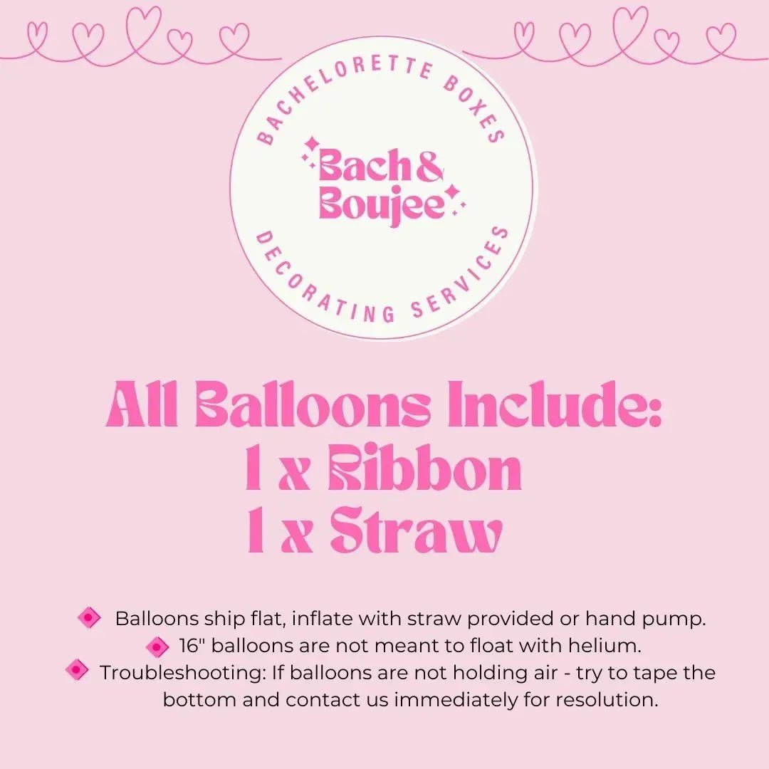 Bachelorette Party Balloon Decoration - Bach That A$$ Up - Gold Pink Silver Black - Drunk In Love Theme Bach and Boujee