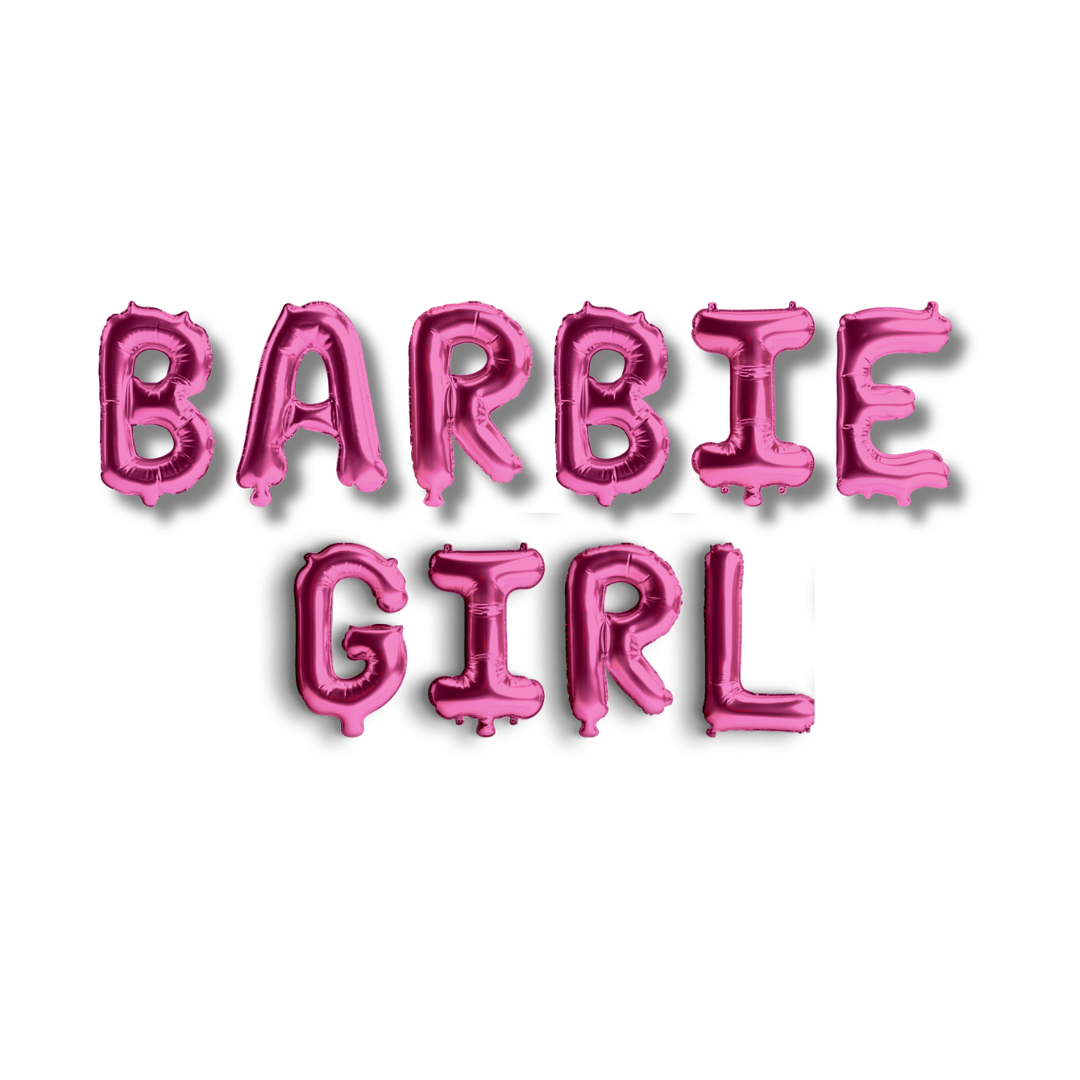 Barbie Girl Balloon Banner Bach and Boujee