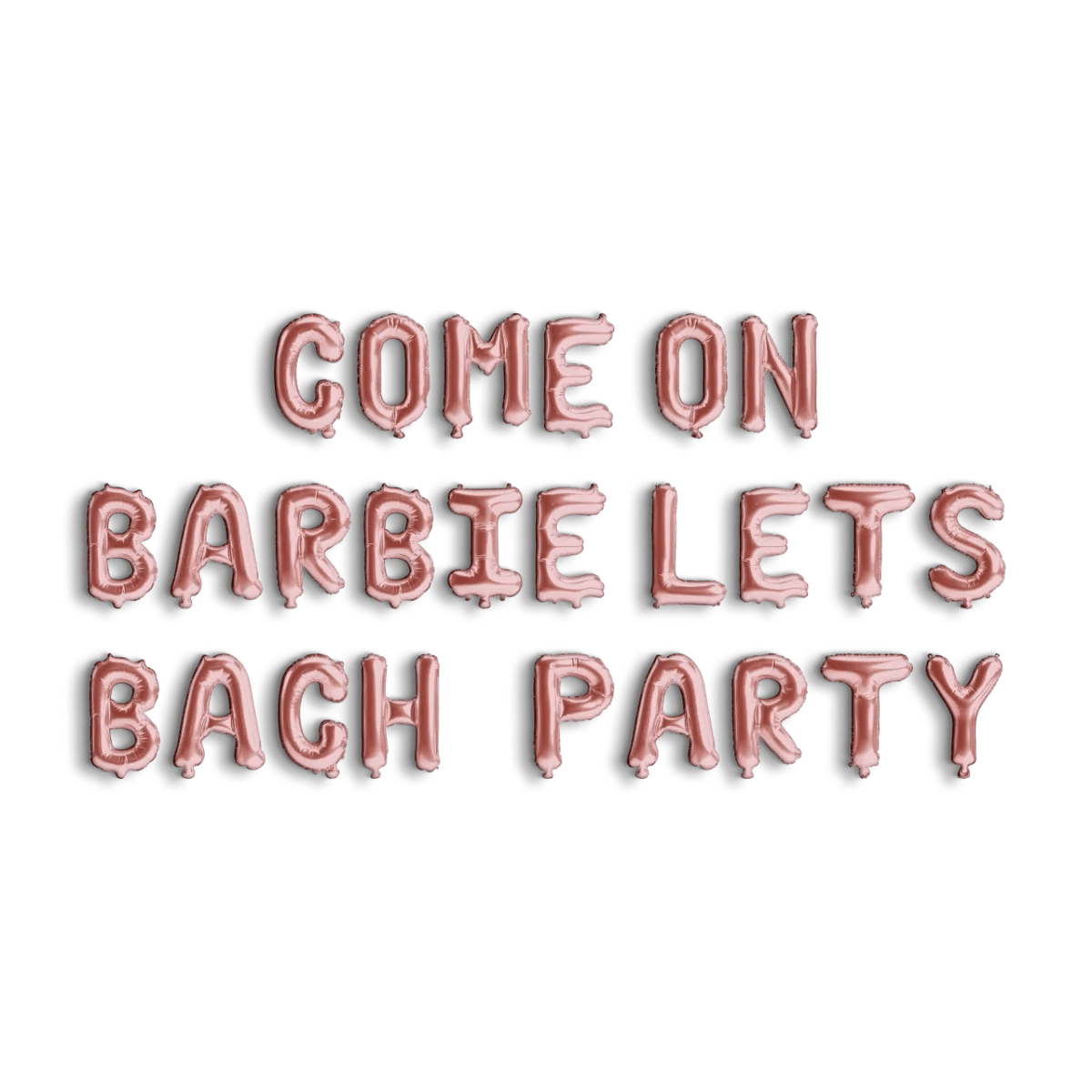 Barbie - Inspired Balloon Banner - Pink Bachelorette Party Decorations - Fun Dolls Party Supplies Bach and Boujee Balloons