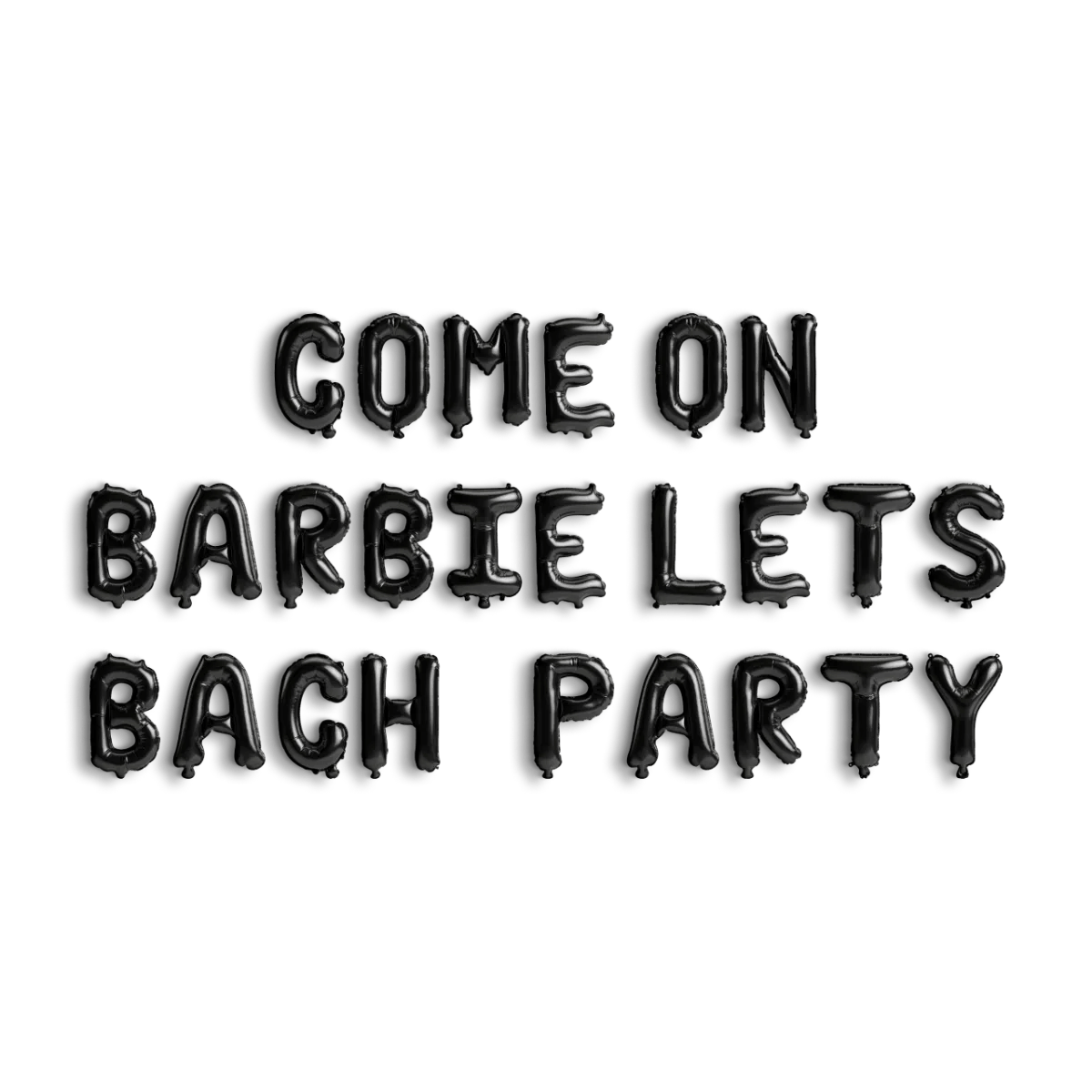 Barbie - Inspired Balloon Banner - Pink Bachelorette Party Decorations - Fun Dolls Party Supplies Bach and Boujee Balloons