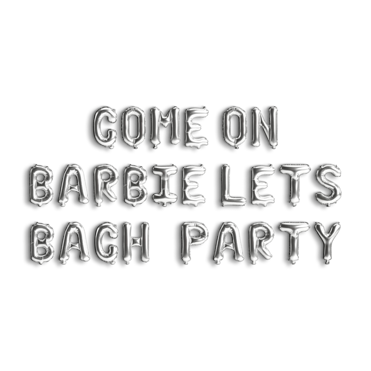 Barbie - Inspired Balloon Banner - Pink Bachelorette Party Decorations - Fun Dolls Party Supplies Bach and Boujee Balloons