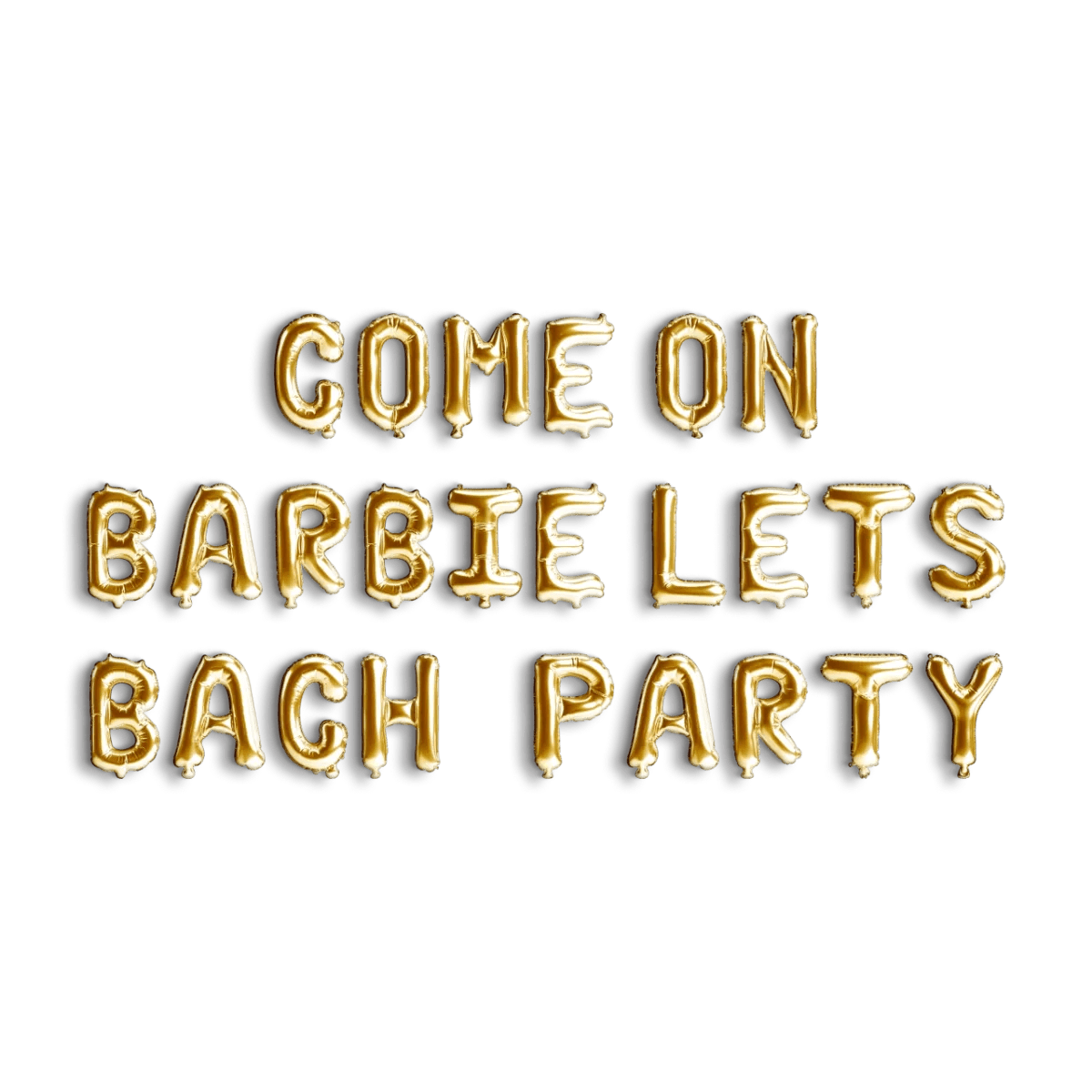 Barbie - Inspired Balloon Banner - Pink Bachelorette Party Decorations - Fun Dolls Party Supplies Bach and Boujee Balloons