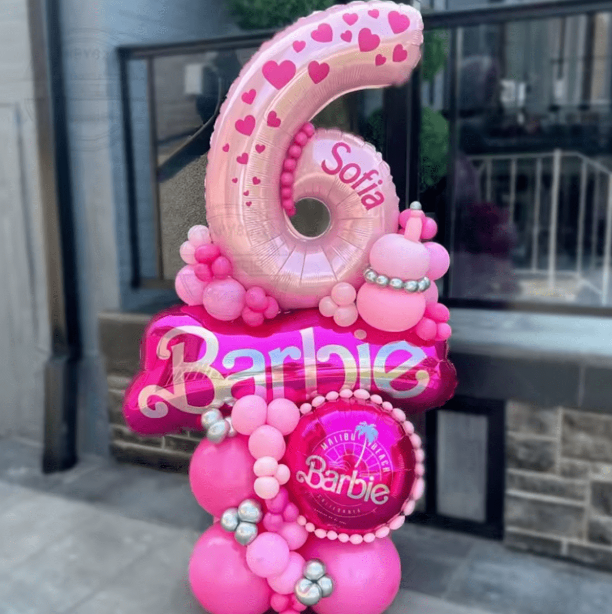 Barbie Pink Doll Balloon - Come On Barbie Lets Bach Party Bach and Boujee Balloons
