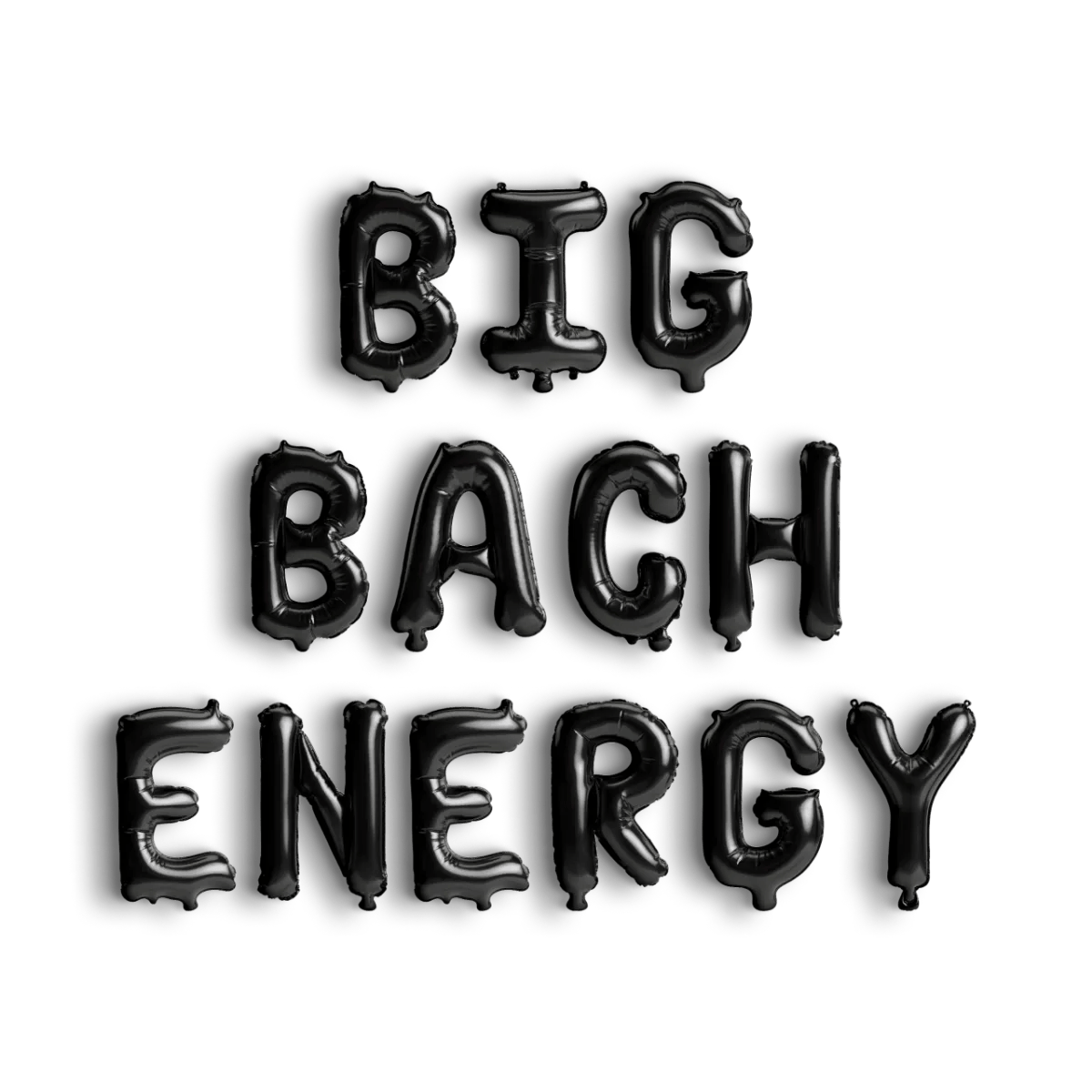 Big Bach Energy Balloon Banner - Bachelorette Balloons Party Decoration Funny Hen Party Decor Vegas Bachelorette Bach and Boujee Balloons
