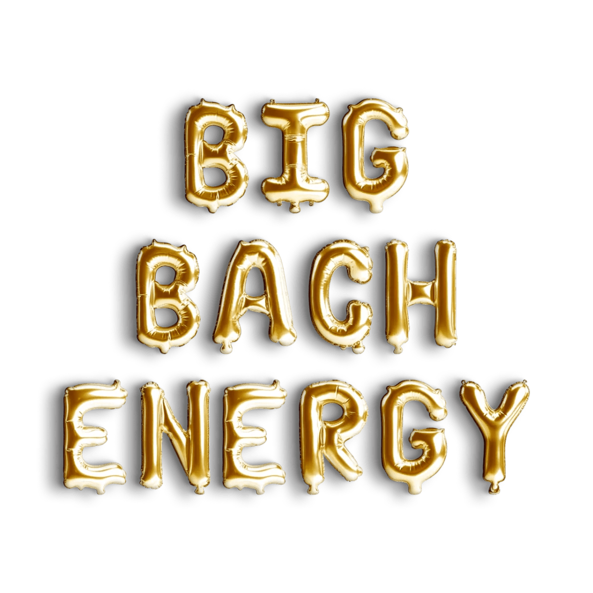 Big Bach Energy Balloon Banner - Bachelorette Balloons Party Decoration Funny Hen Party Decor Vegas Bachelorette Bach and Boujee Balloons
