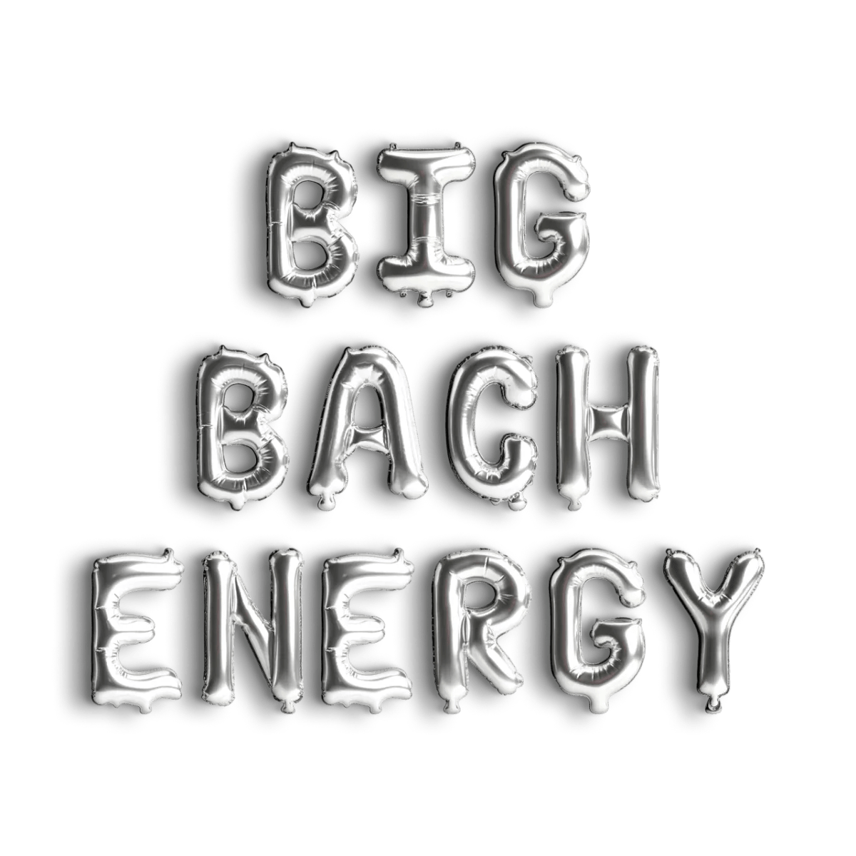 Big Bach Energy Balloon Banner - Bachelorette Balloons Party Decoration Funny Hen Party Decor Vegas Bachelorette Bach and Boujee Balloons