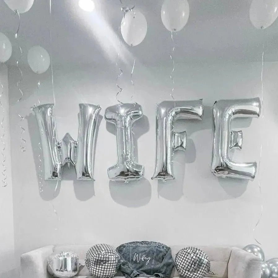 Bridal Bash Foil Balloon Banner - The Ultimate Accessory for Hen Parties and Pre - Wedding Celebrations Bach and Boujee Balloons