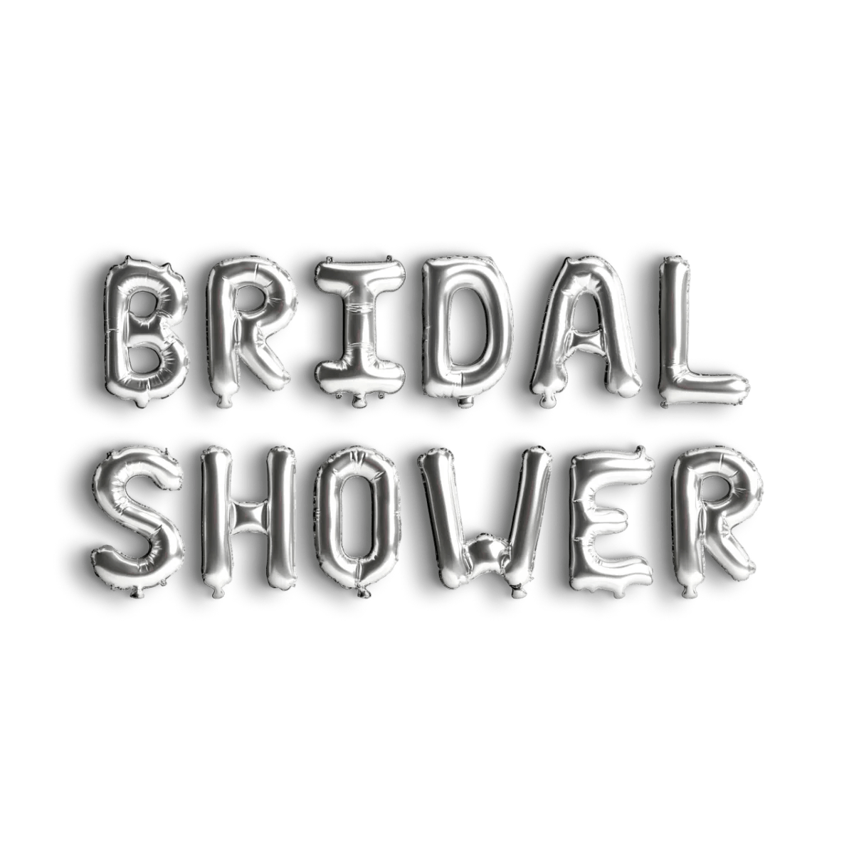 Bridal Shower Balloon Banner - Foil Letter Balloon Decorations for Classic Bridal Shower Hen Party Bach and Boujee Balloons