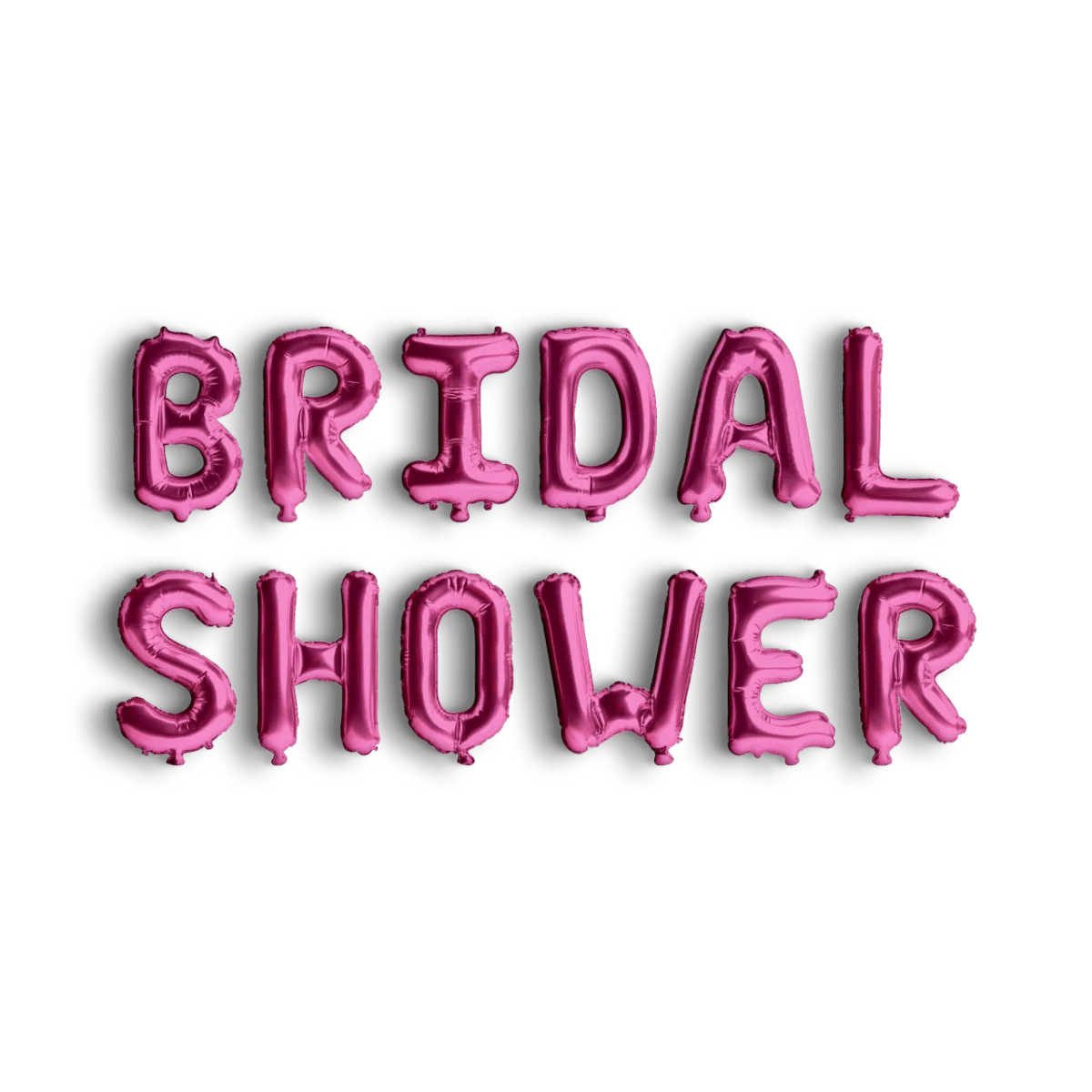 Bridal Shower Balloon Banner - Foil Letter Balloon Decorations for Classic Bridal Shower Hen Party Bach and Boujee Balloons