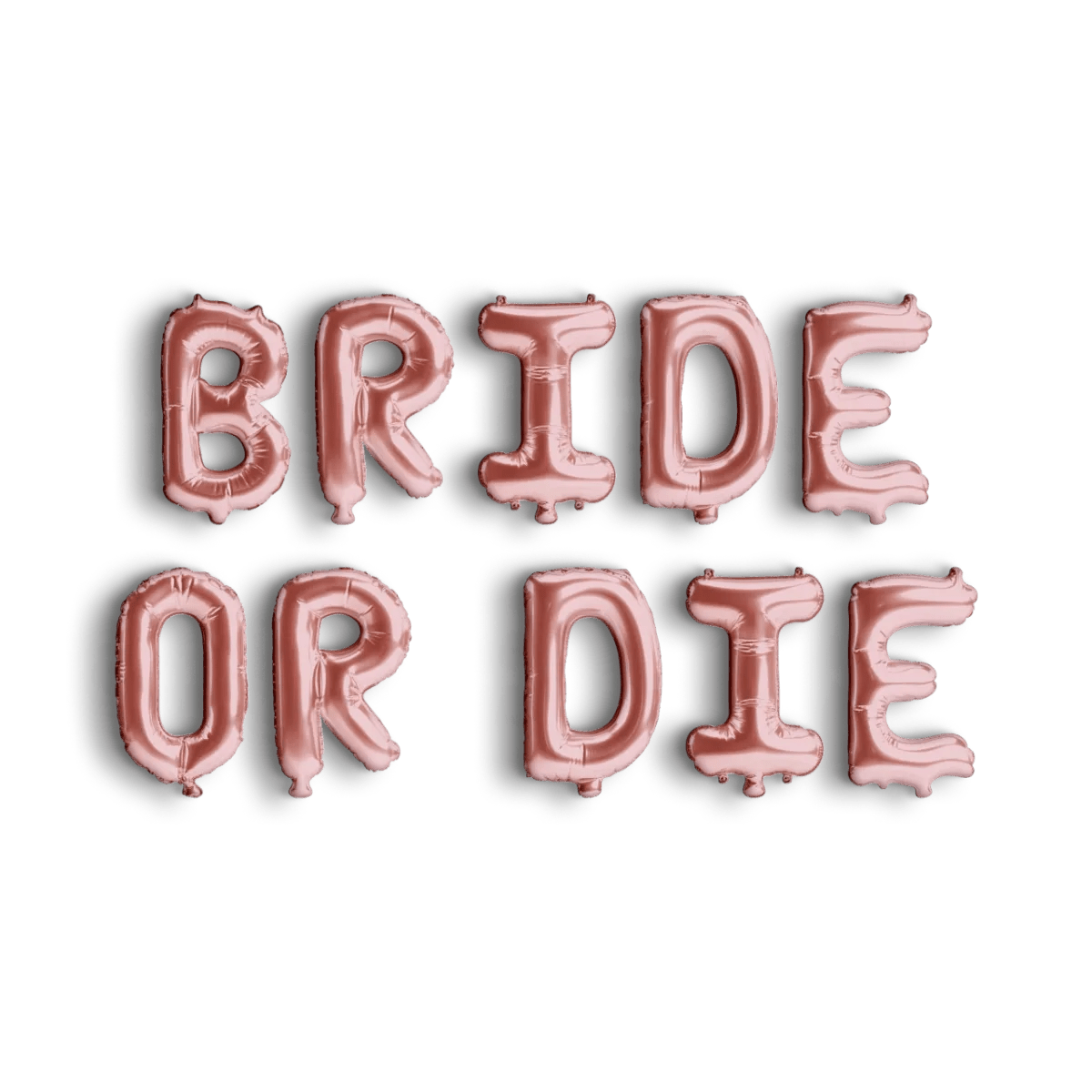 Bride Or Die Balloon Banner - Bachelorette Decorations Bachelorette Party Hen Party Foil Letter Balloon Bach and Boujee Balloons