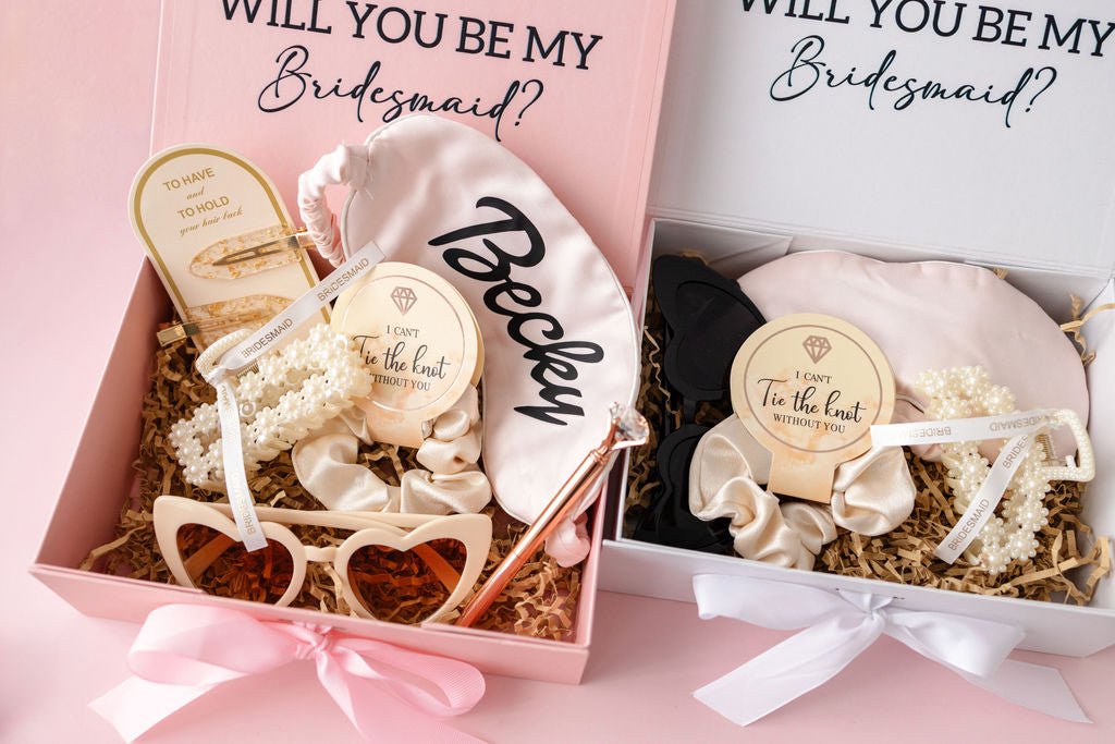 Bridesmaid Proposal Gift Boxes - Will You Be my Bridesmaid Maid Of Honor? Bach and Boujee