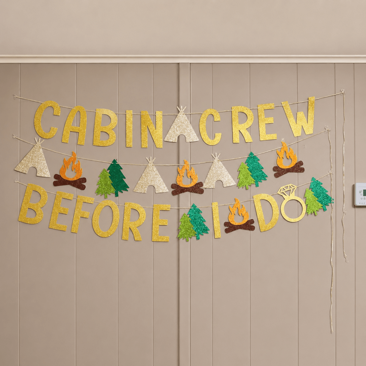 Cabin Crew Before I Do Camp Bach Banner Bach and Boujee Balloons