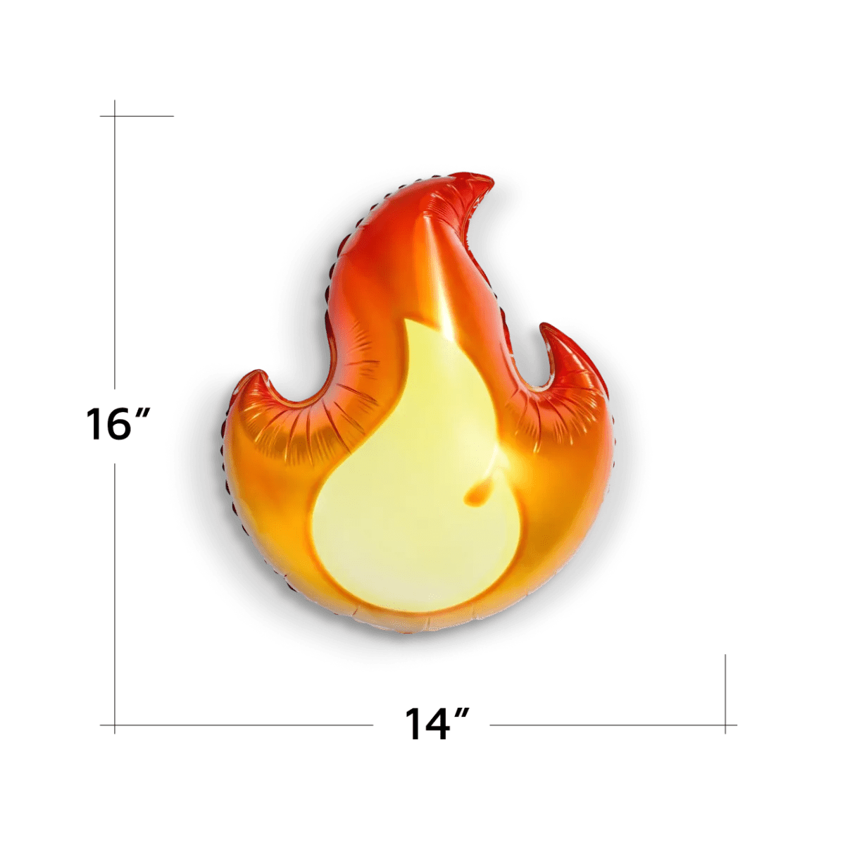 Camp Bachelorette Flame Balloon - Fun Decorations for Cabin Parties Bridal Showers Hen Parties Bach and Boujee Balloons