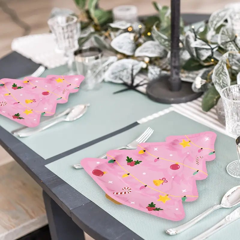 Christmas Tree Plates Bach and Boujee