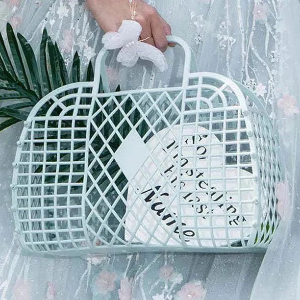 Colorful Celebration Jelly Tote: Ideal for Fun Parties, Bridesmaid Presents, and Teen Celebrations Bach and Boujee