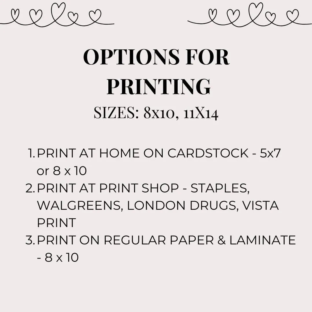 Custom Editable Signature Cocktail Menu Template for Weddings - Hand - Drawn Design Bach and Boujee Invitations