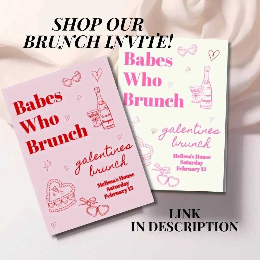 Customizable Friends Gathering Invitation Kit - Ideal for Wine and Cheese Night Bach and Boujee Invitations