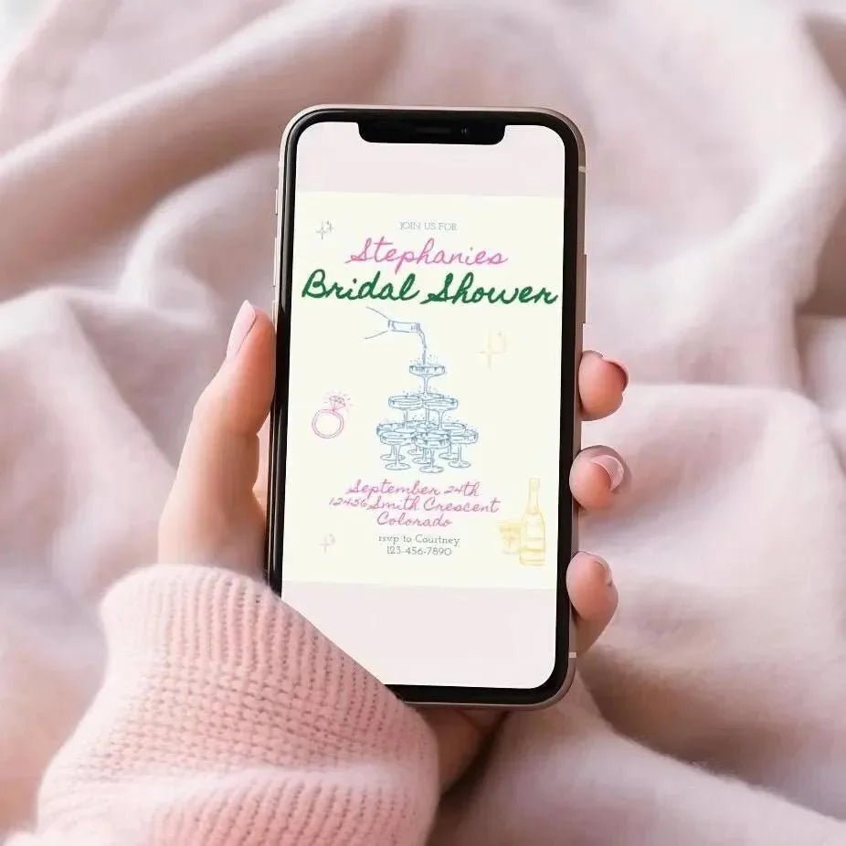 Customizable Vibrant Hen Party Invitation & Schedule Template for Memorable Celebrations Bach and Boujee Invitations