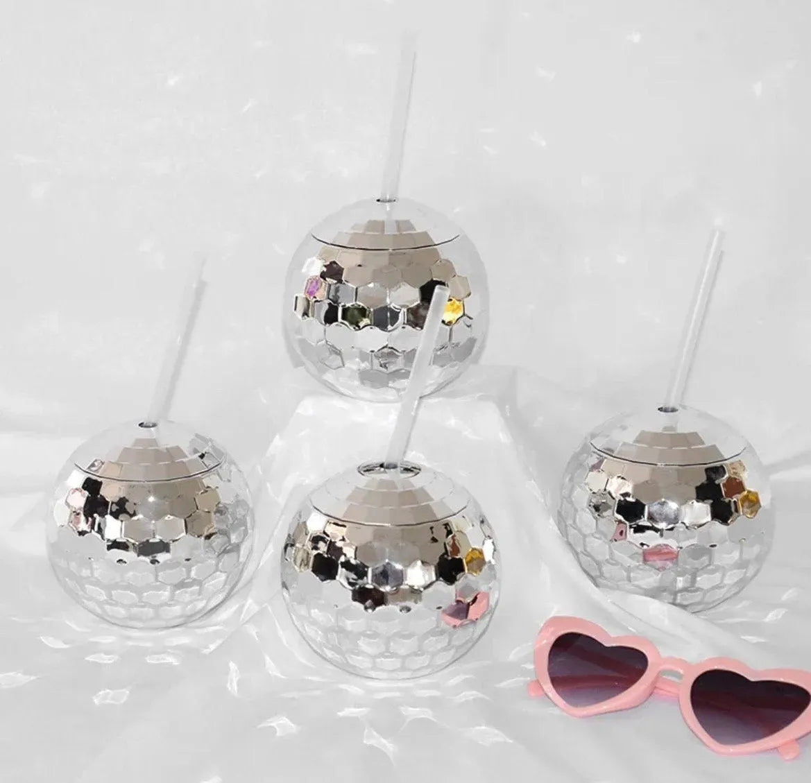 Disco Ball Tumbler Cup - Bachelorette Party Decoration Disco Theme Party Accessory Bach and Boujee