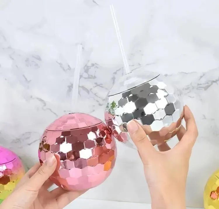 Disco Ball Tumbler Cup - Bachelorette Party Decoration Disco Theme Party Accessory Bach and Boujee