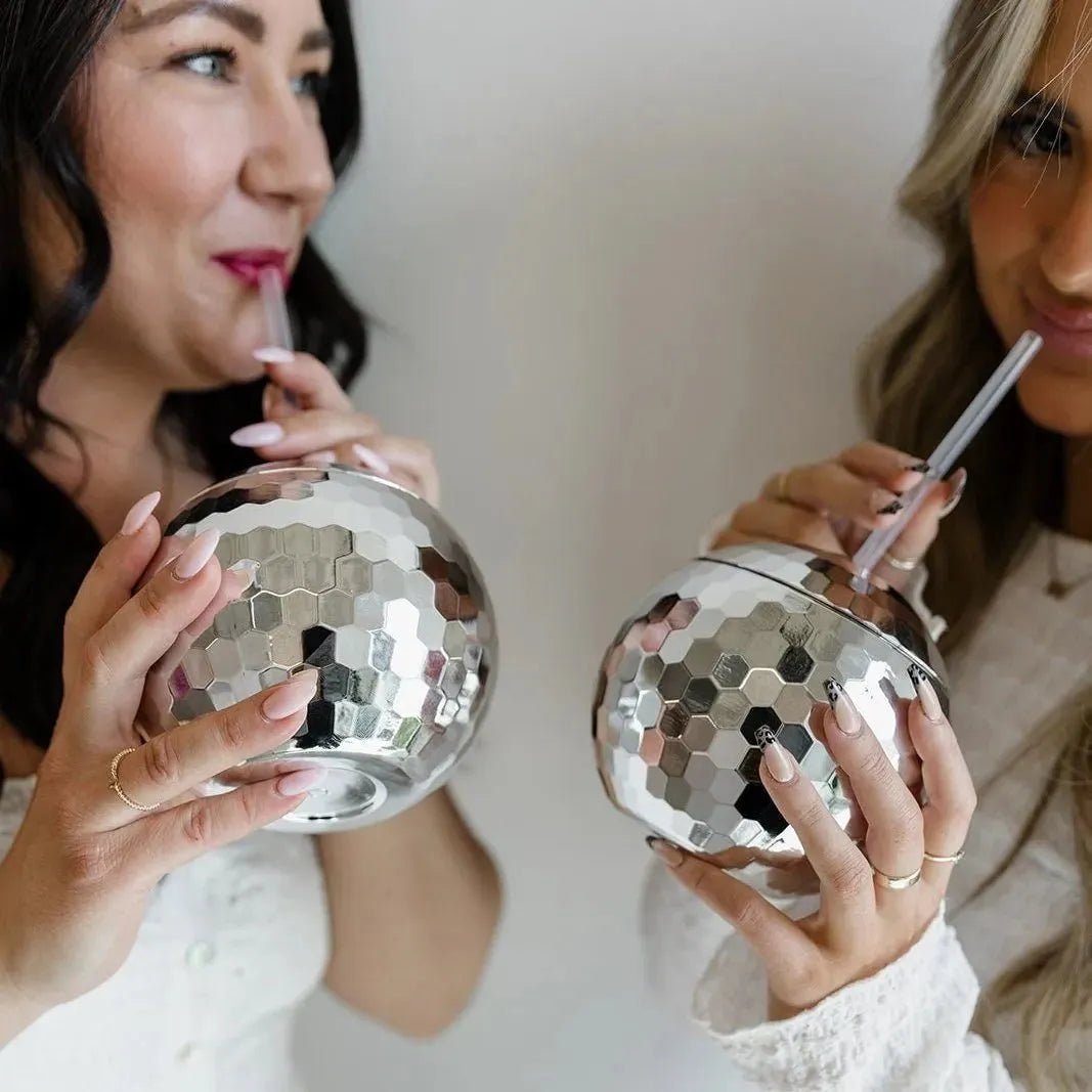 Disco Ball Tumbler Cup - Bachelorette Party Decoration Disco Theme Party Accessory Bach and Boujee