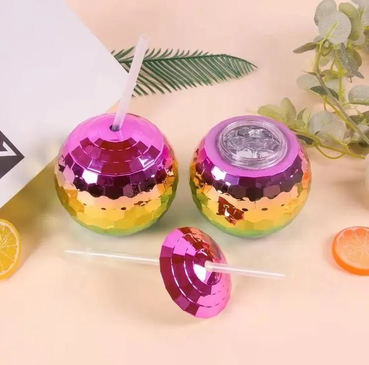 Disco Ball Tumbler Cup - Bachelorette Party Decoration Disco Theme Party Accessory Bach and Boujee