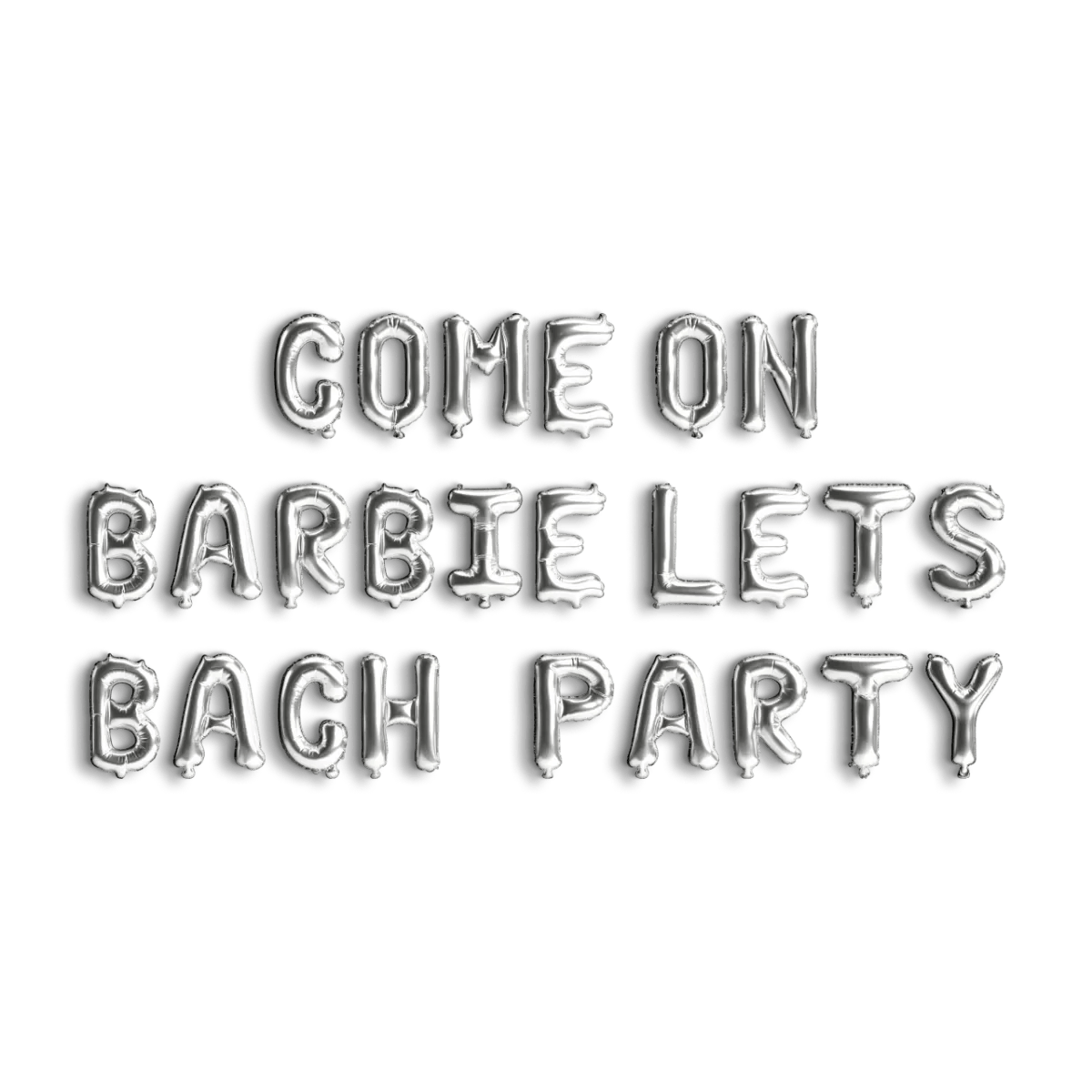 Doll - Themed Festive Balloon Banner - Vibrant Bachelorette Party Embellishments Bach and Boujee Balloons