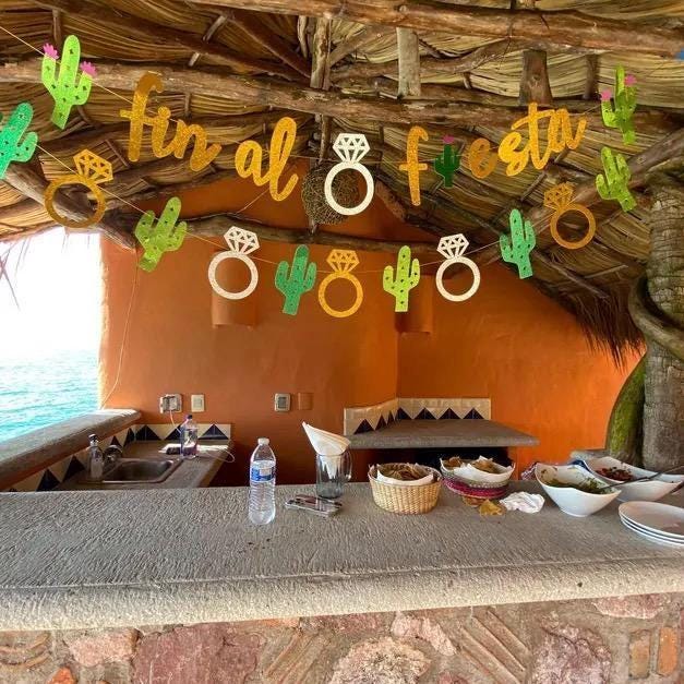 Final Fiesta Banner Mexican Fiesta Bachelorette Decorations Mexico Bachelorette Party Palm Springs Bachelorette Scottsdale Cactus Balloon Bach and Boujee
