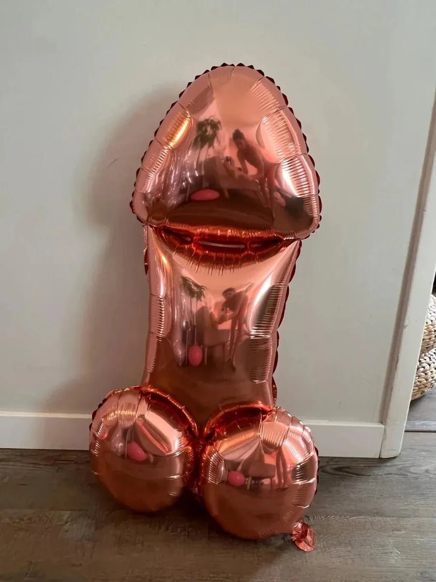 Fun Penis Balloon - Naughty Bachelorette and Hen Party Decorations Bach and Boujee Balloons