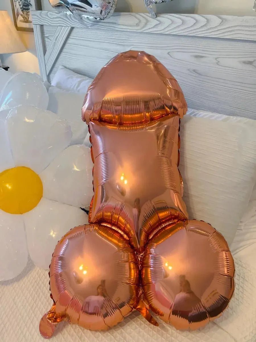 Fun Penis Balloon - Naughty Bachelorette and Hen Party Decorations Bach and Boujee Balloons