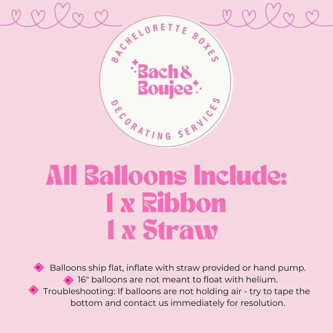 Future Mrs. Beyoncé Inspired Balloon Banner - High - Energy Bachelorette Party Kit Bach and Boujee Balloons