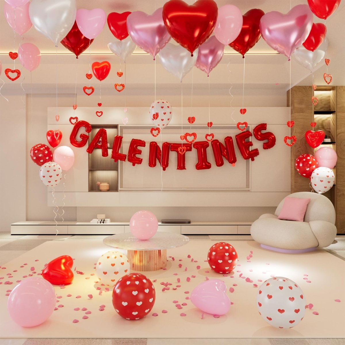 Galentine's Balloons Bach and Boujee