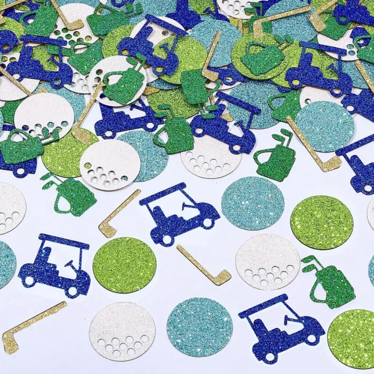 Golf Confetti Birthday Golf Party Decor Par Tee Bachelorette Decoration Blue Golf Cart Bach and Boujee