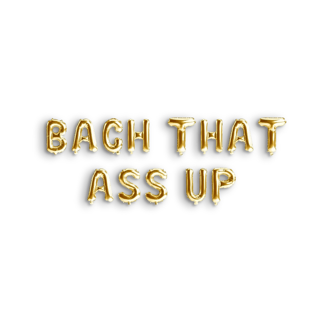 Hen Party Glamour Balloon Decor Set - Bach It Up - Radiant Rose Gold, Pink, Silver, and Black - Drunk On Joy Motif Bach and Boujee