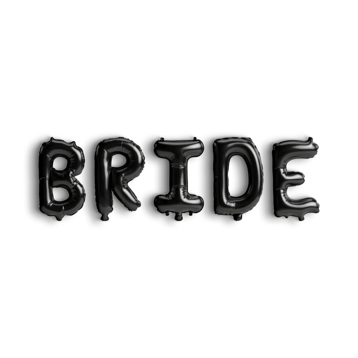 Jumbo Bride Balloon Banner - Foil Letters for Bachelorette Bridal Shower Hen Party Stagette Bach and Boujee Balloons
