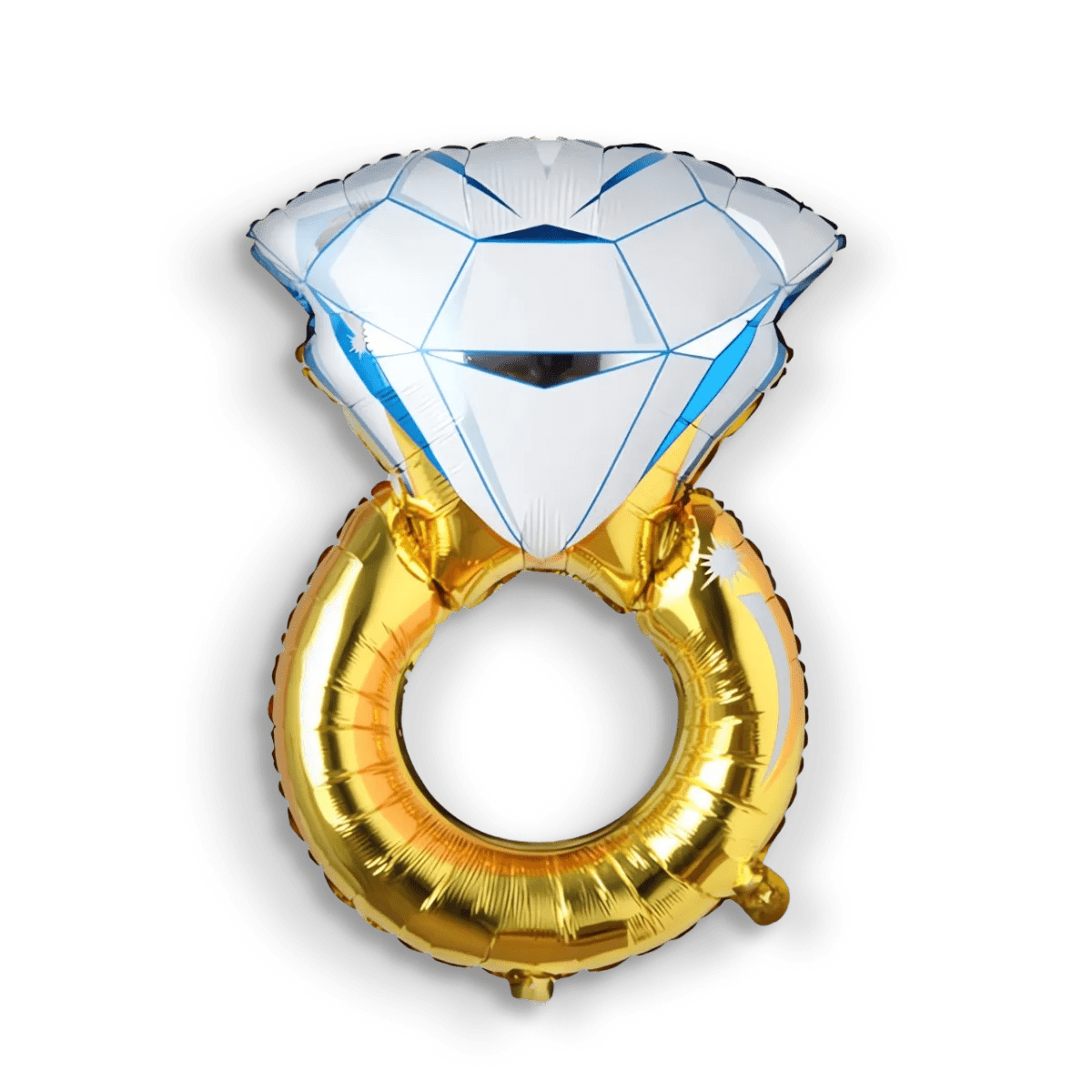 Jumbo Bride Ring Balloon for Engagement Bachelorette and Bridal Shower Decorations - Gold Celebration Decor Bach and Boujee Balloons