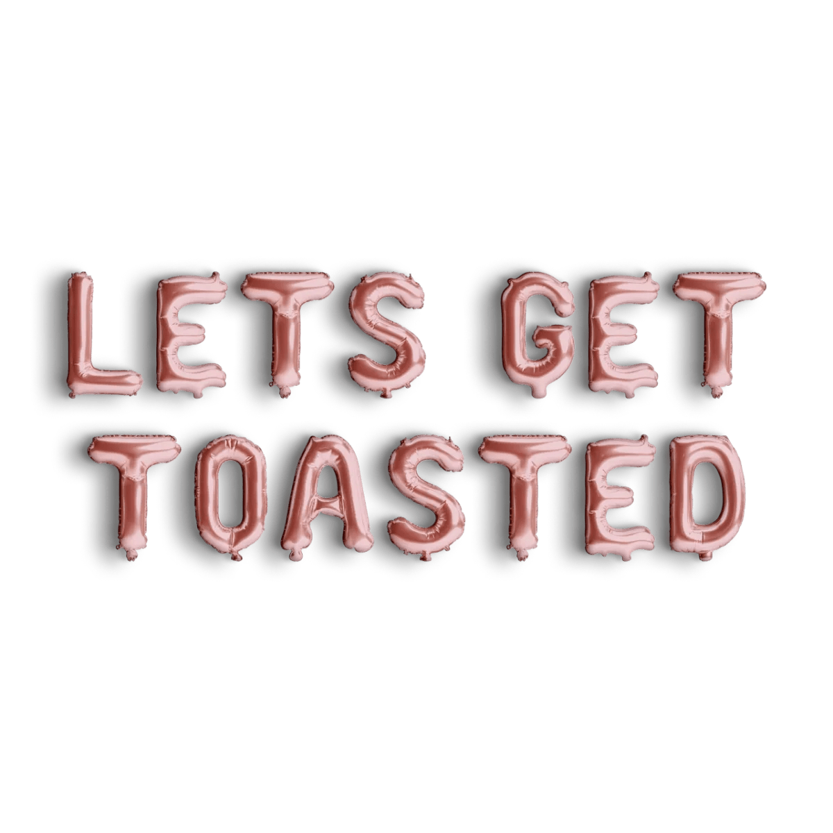 Let's Get Toasted Balloon Banner - Camping Bachelorette Glamping Decorations for Cabin Hen Parties Bach and Boujee Balloons