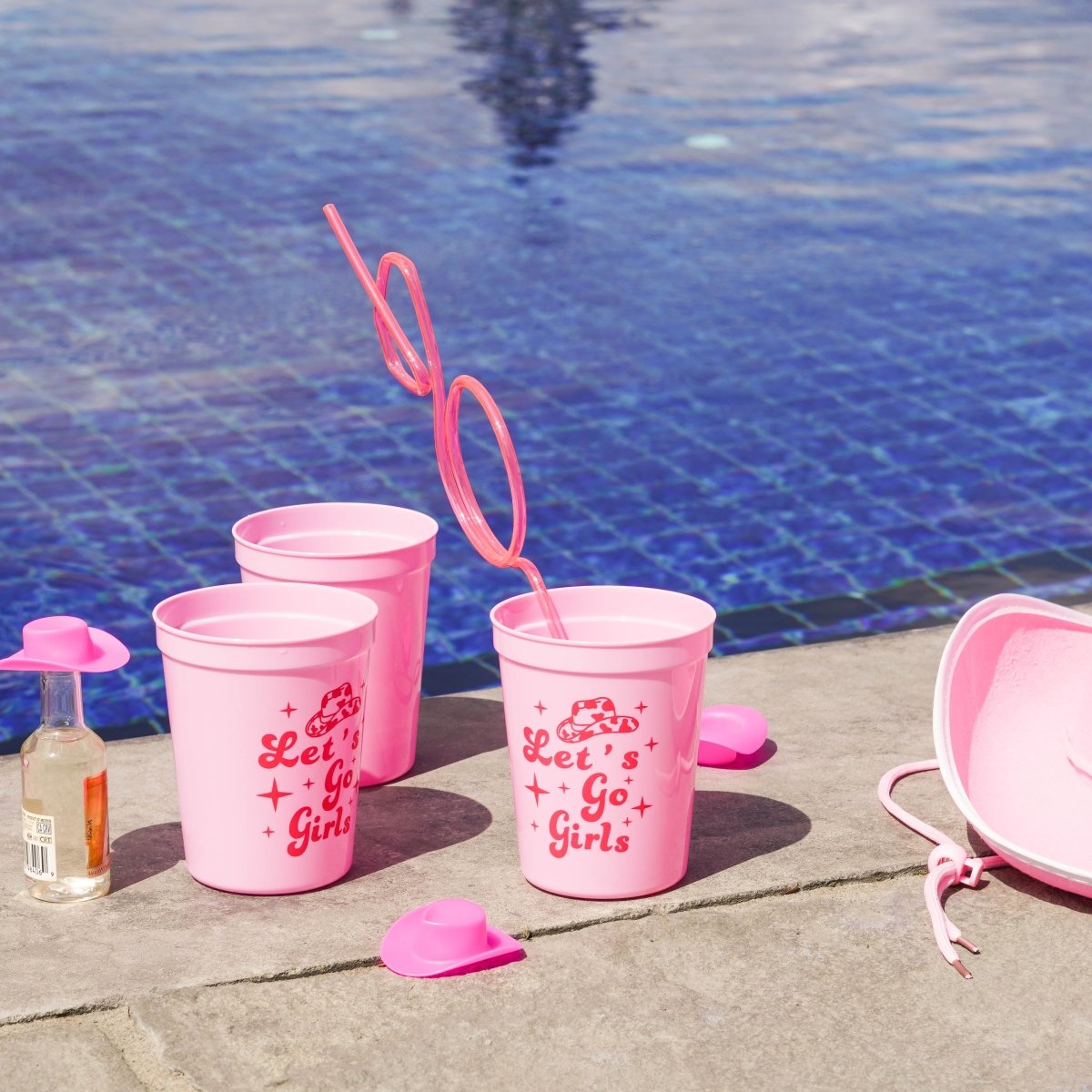 Lets Go Girls Bachelorette Cups Cowgirl Last Rodeo Theme Hen Party Favor Team Bride Bach and Boujee