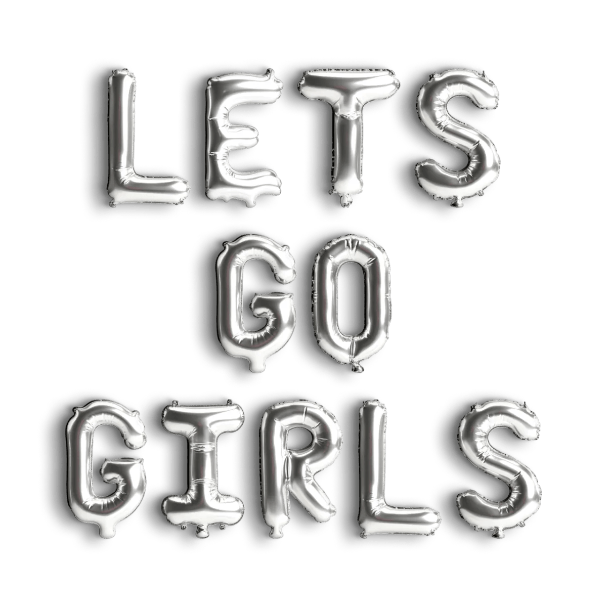 Lets Go Girls Balloon Banner - Nashville Bachelorette Cowgirl Country Hen Party Austin Bachelorette Decorations Bach and Boujee Balloons